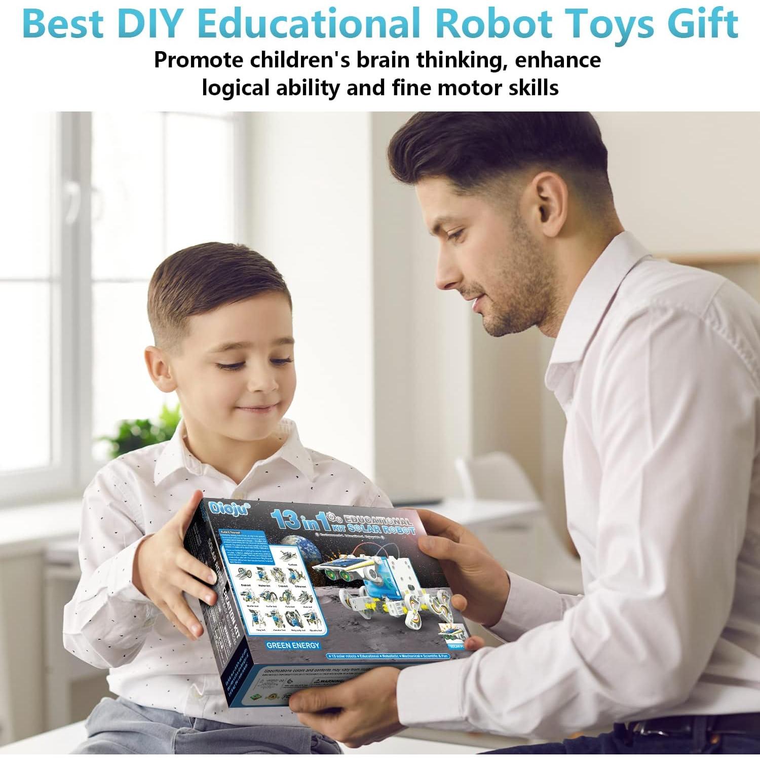 Kit de Robot Solar 13-en-1 Dioju para Niños 8-12 Años