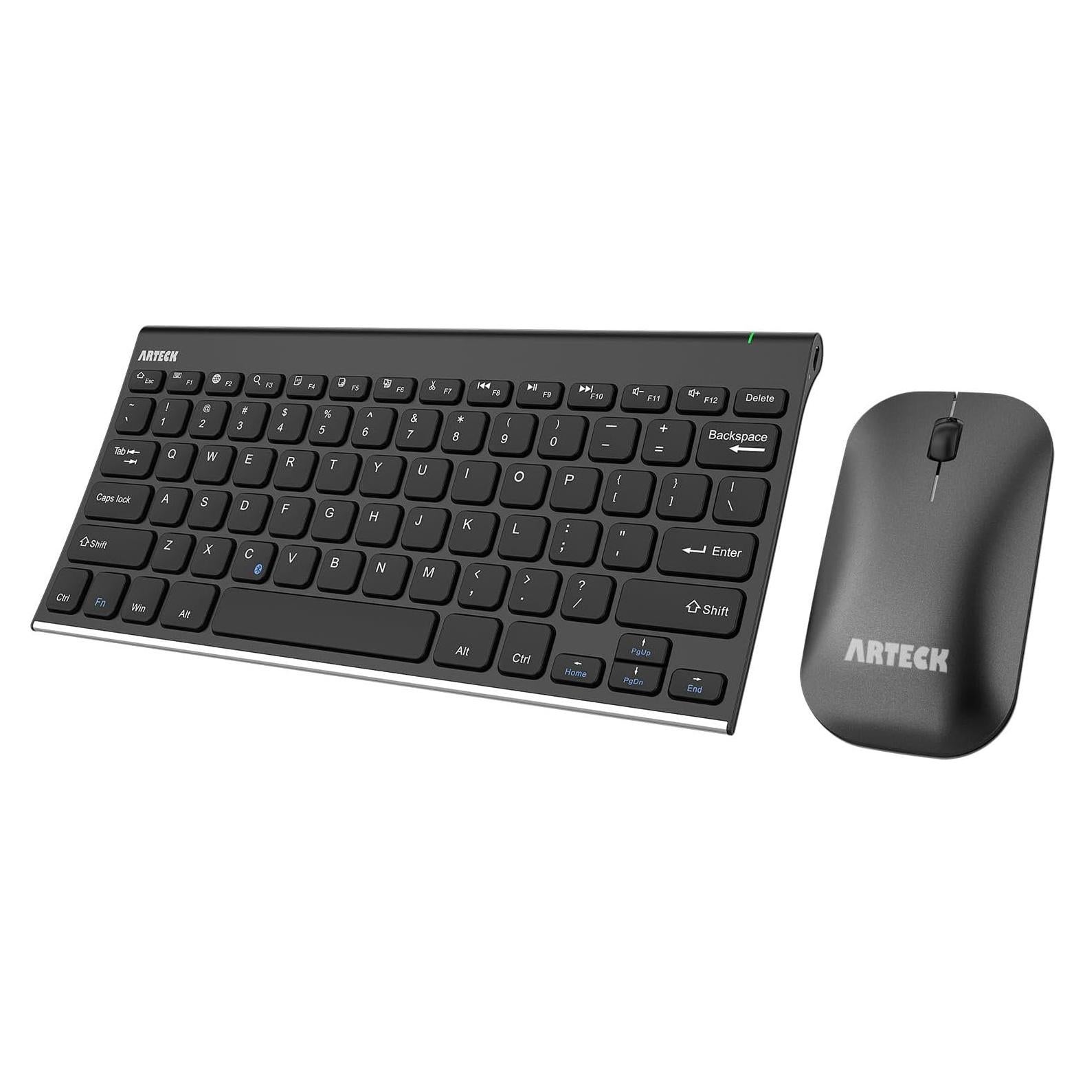 Combo Teclado y Ratón Bluetooth Arteck Ergonómico Slim
