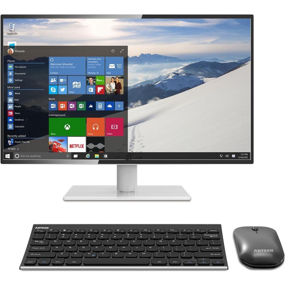 Combo Teclado y Ratón Bluetooth Arteck Ergonómico Slim