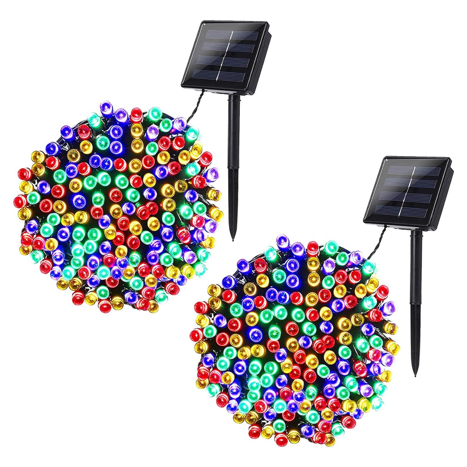 Luces de Navidad Solares Joomer 400 LED 43.59 m Multicolor