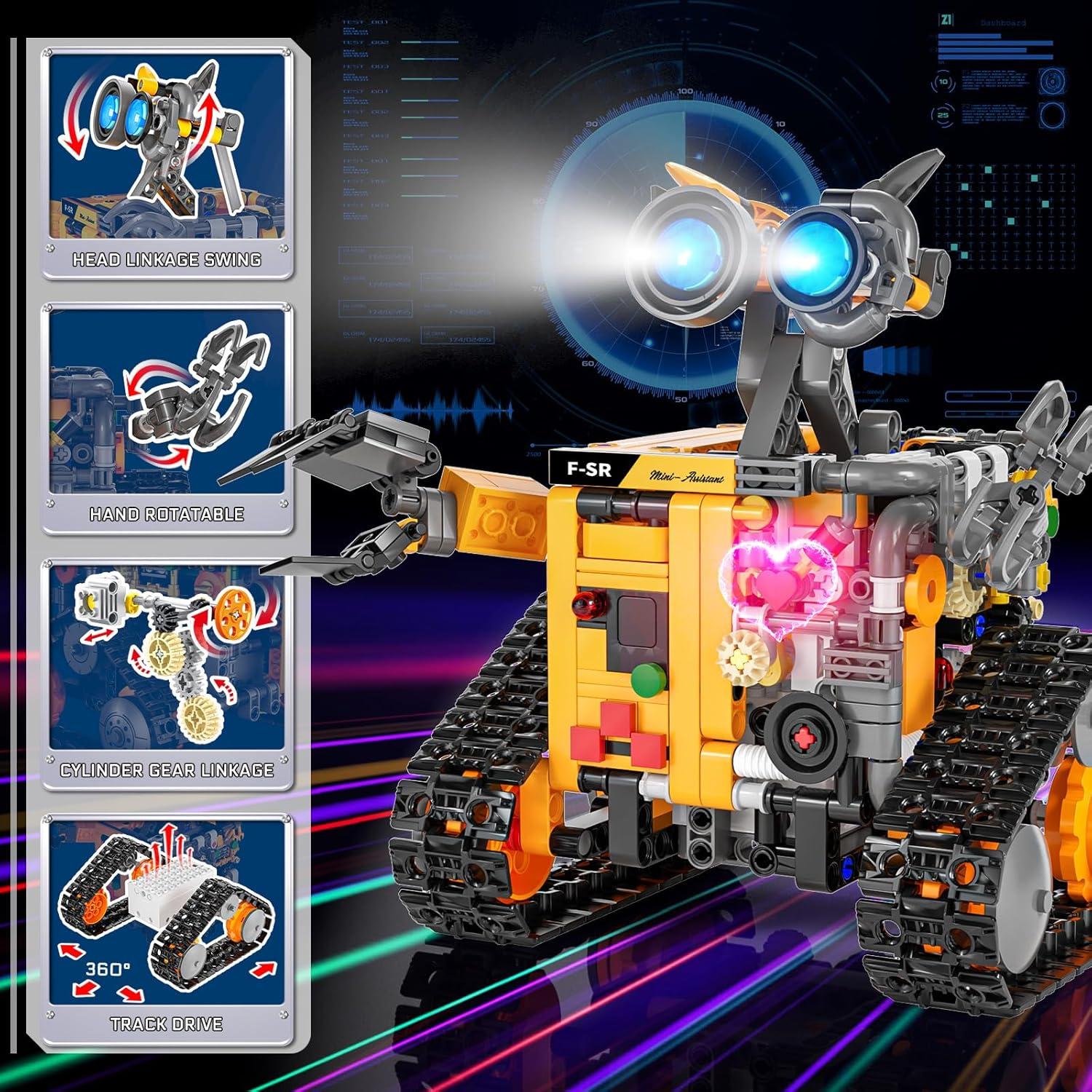 Kit de Construcción de Robots Demkia 4-en-1 STEM 588 Pcs