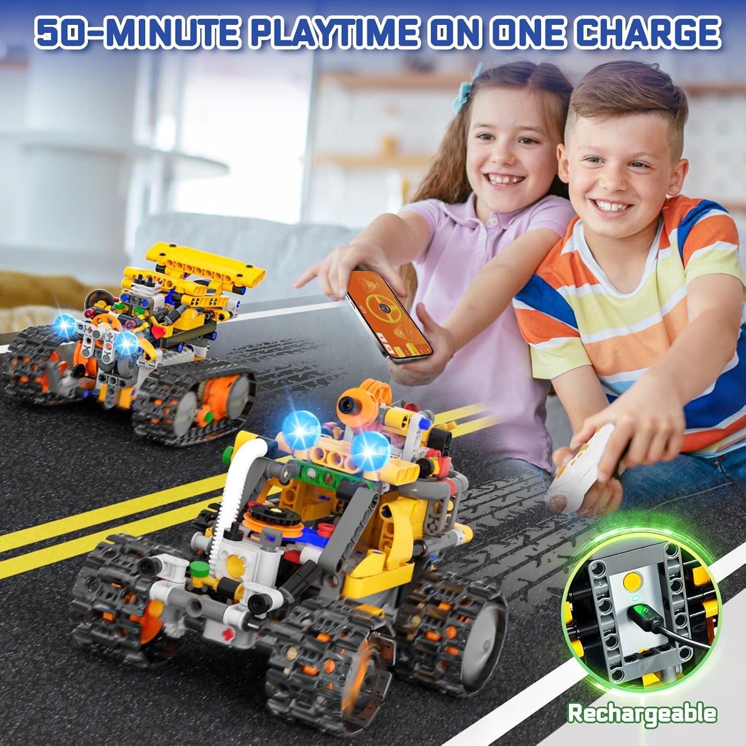 Kit de Construcción de Robots Demkia 4-en-1 STEM 588 Pcs