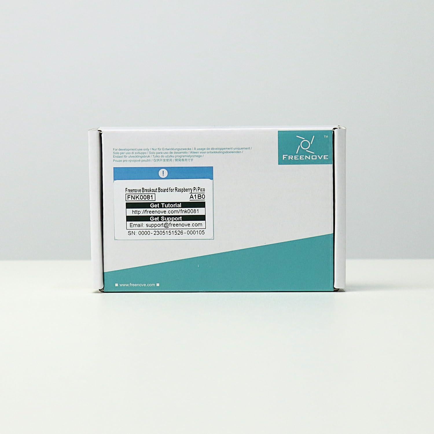 Placa de expansión FREENOVE para Raspberry Pi Pico HAT GPIO