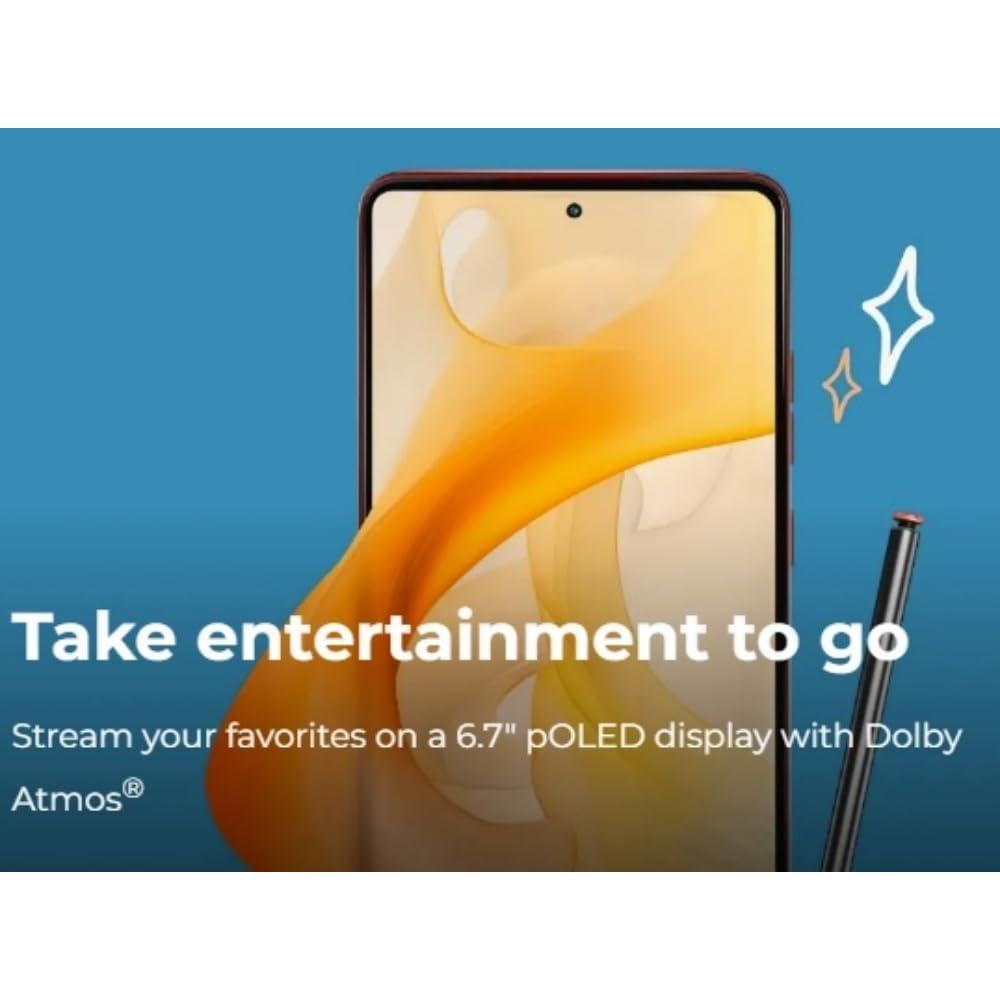 Lápiz óptico SLQ para Moto G Stylus 5G 2024 Ola Escarlata