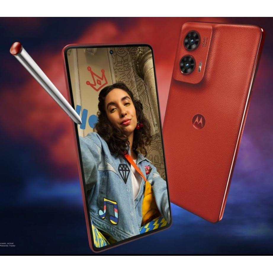 Lápiz óptico SLQ para Moto G Stylus 5G 2024 Ola Escarlata