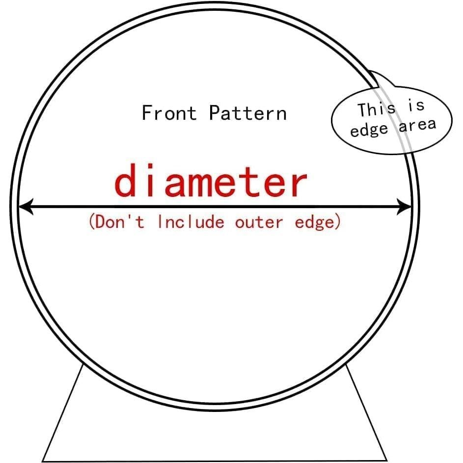 Fondo Redondo de Poliester 1.98m Blanco para Fotografía