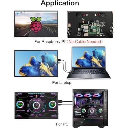 Monitor Táctil 10.1" Wisecoco LCD IPS 1024x600 HDMI