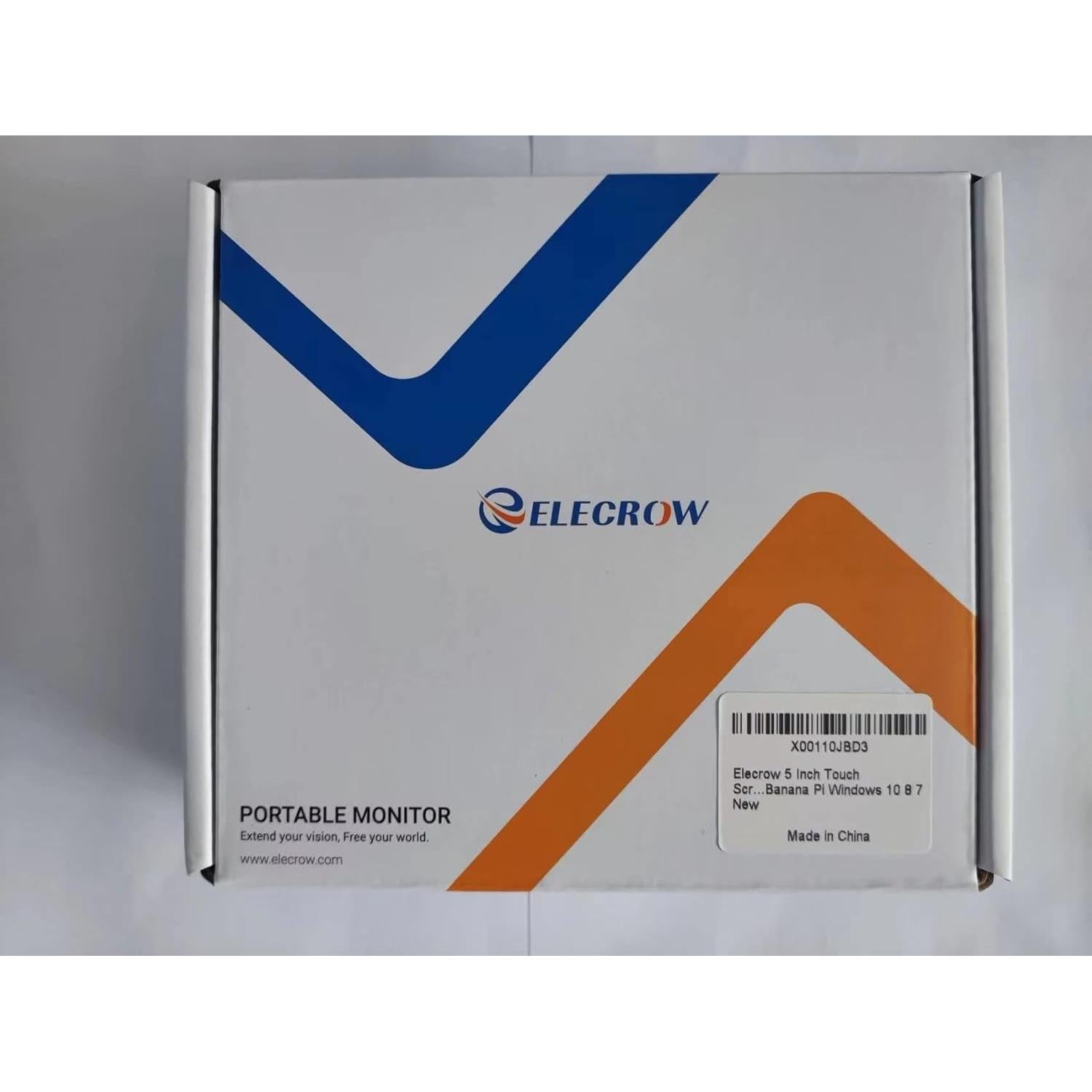 Monitor TFT LCD 5" ELECROW HD 800x480 Táctil Resistivo