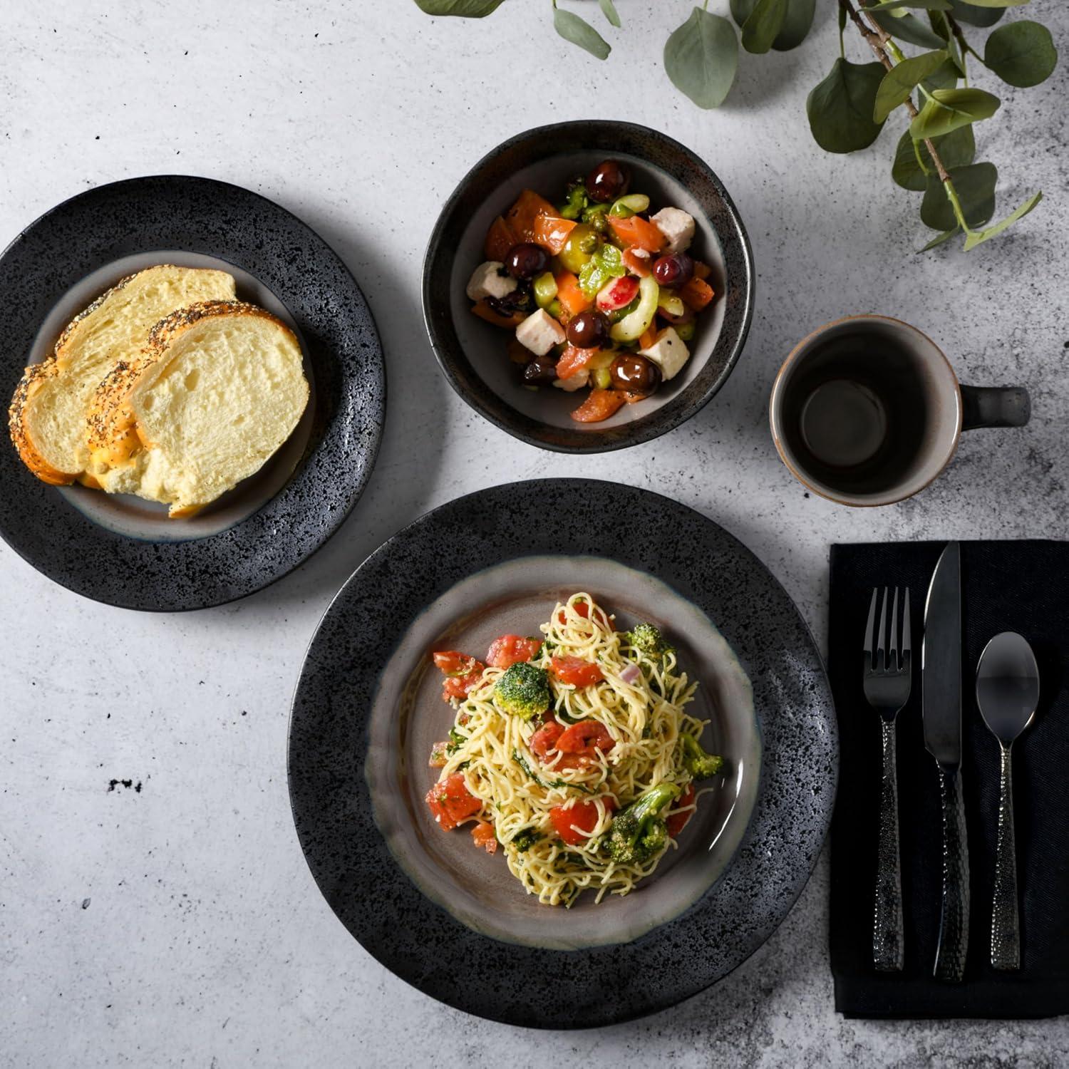 Juego de Vajilla Cerámica Gibson Dragonstone 16 Piezas