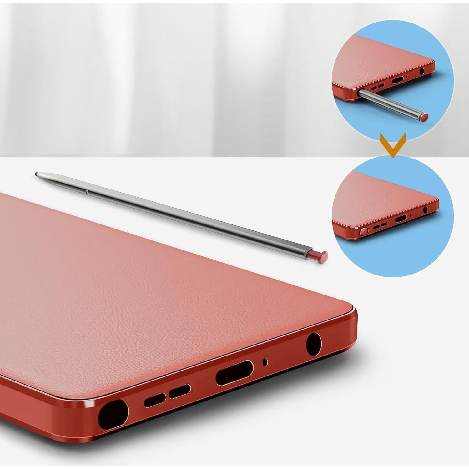 Bolígrafo Stylus Granarbol para Moto G Stylus 5G 2024 Rojo