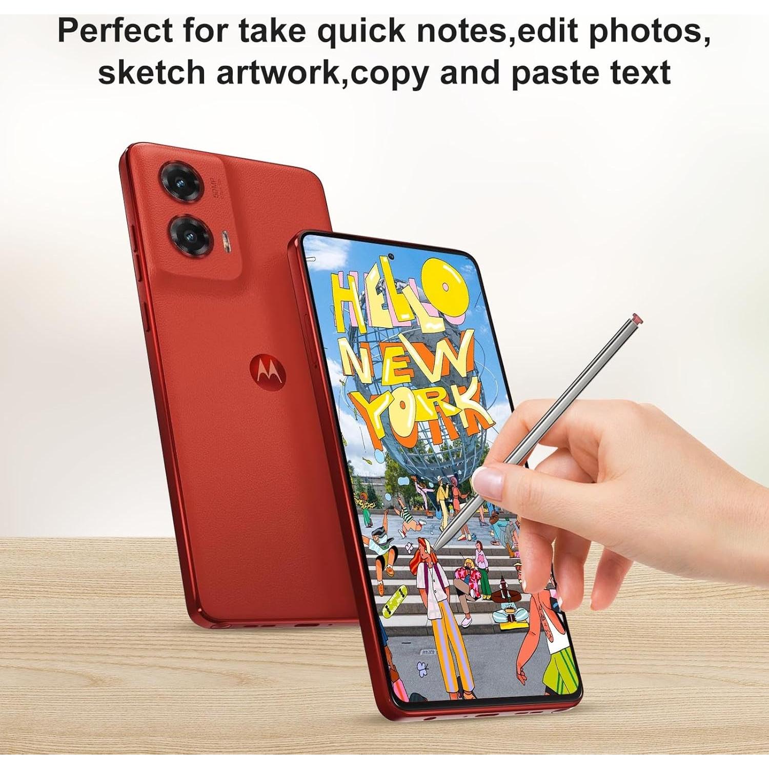 Bolígrafo Stylus Granarbol para Moto G Stylus 5G 2024 Rojo