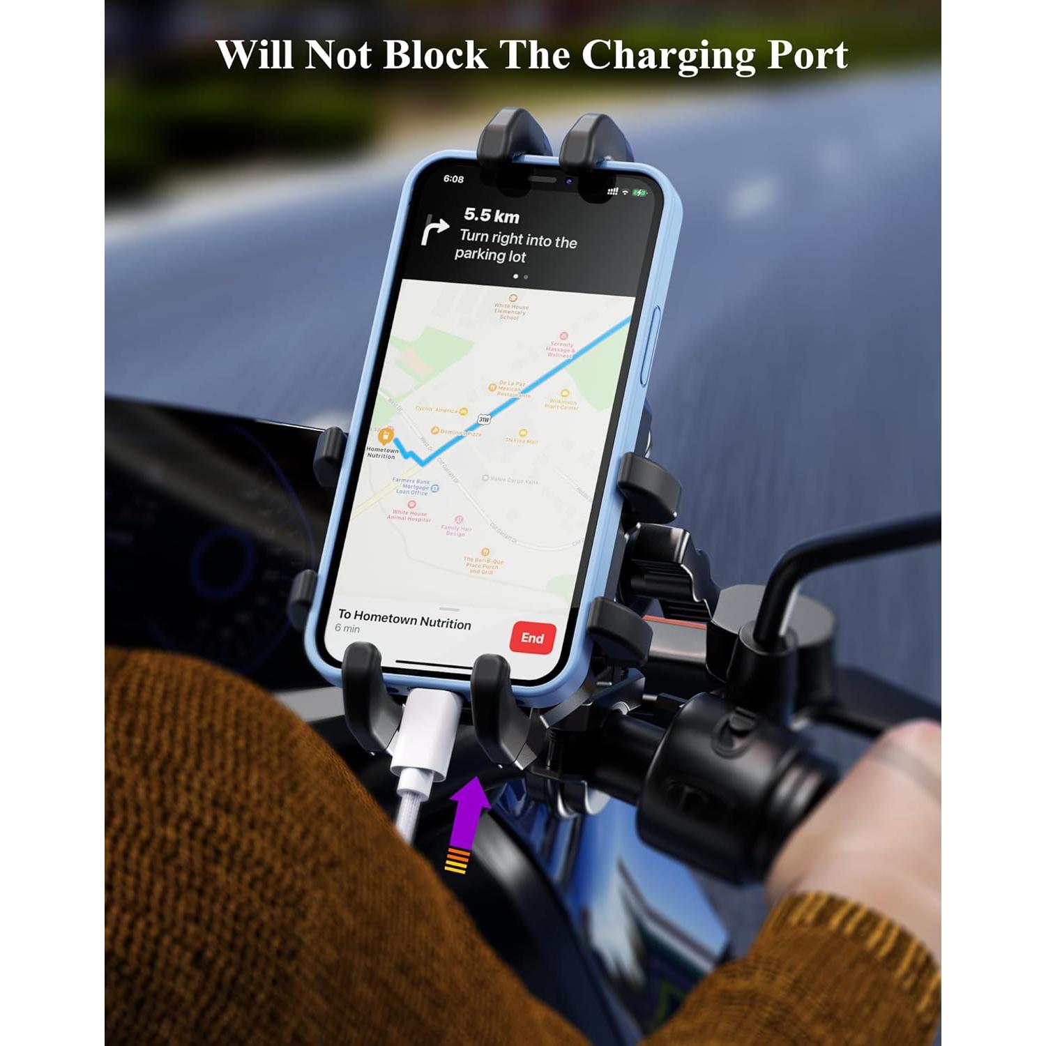 Soporte para Teléfono BRCOVAN Ajustable Antivibración