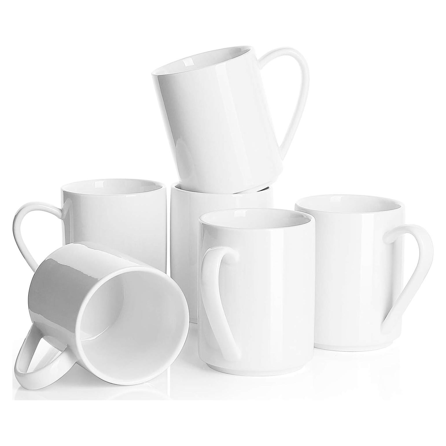 Juego de 6 Tazas de Café Sweese de Porcelana 11 oz