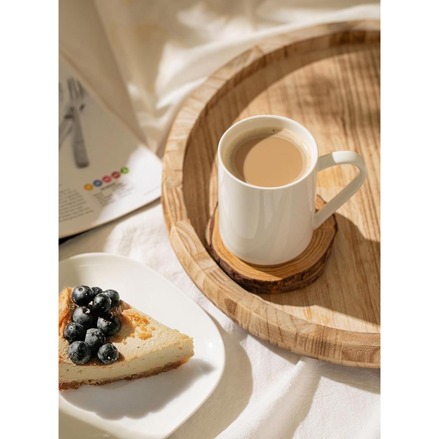 Juego de 6 Tazas de Café Sweese de Porcelana 11 oz