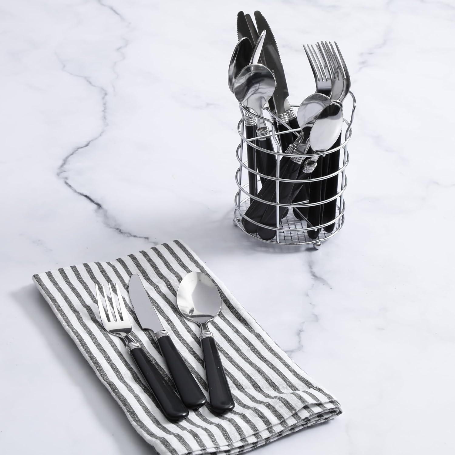 Juego de Cubiertos Gibson Sensaciones 16 Piezas Acero Inoxidable