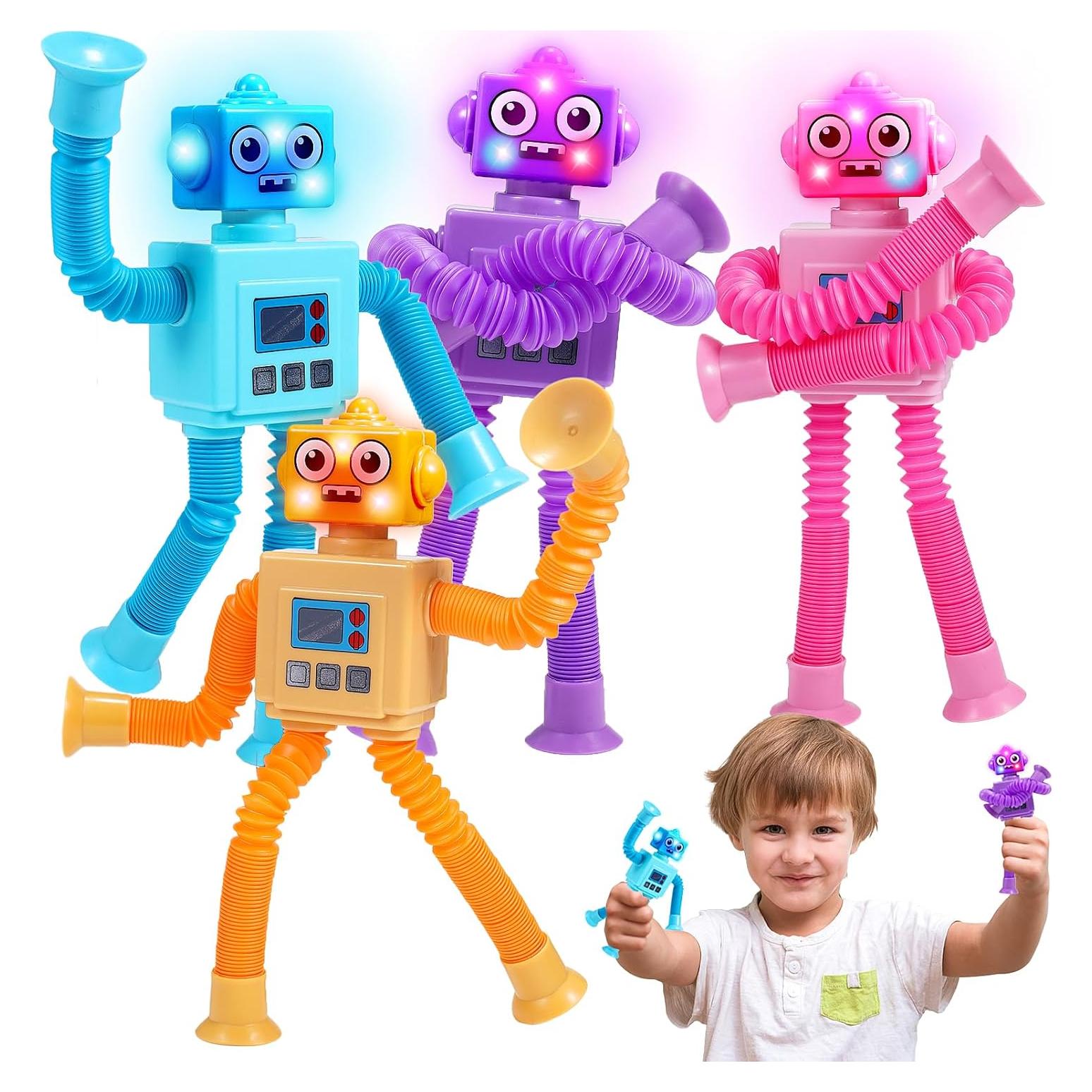 Juguetes Fidget Robot LED Delighkidz para Niños 2-8 Años