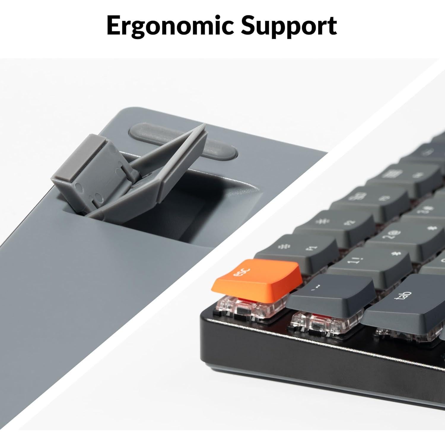 Teclado Mecánico Inalámbrico Keychron K3 Gateron Rojo 84 Teclas