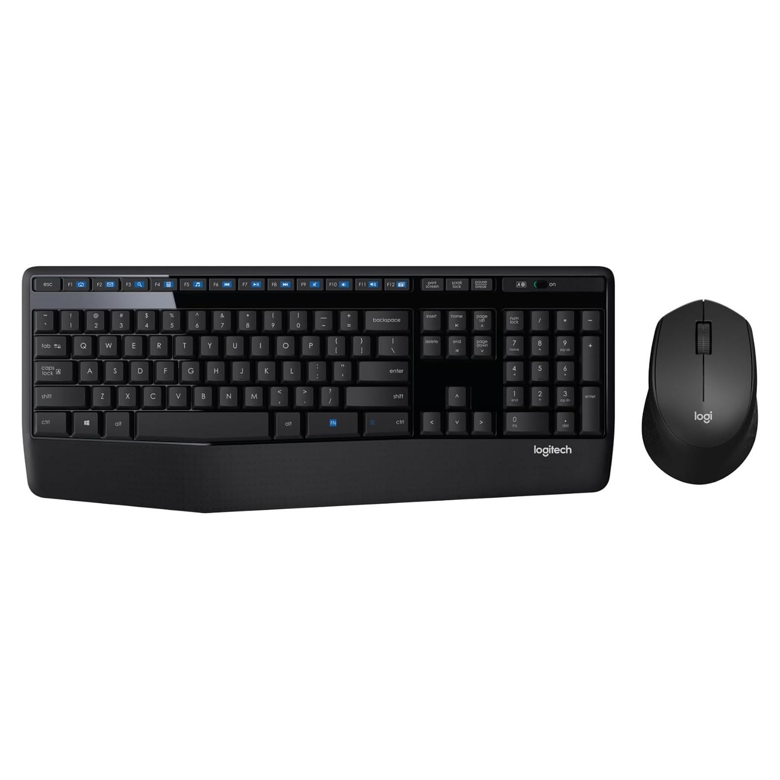Combo Inalámbrico Logitech MK345 Teclado y Ratón Ergonómico