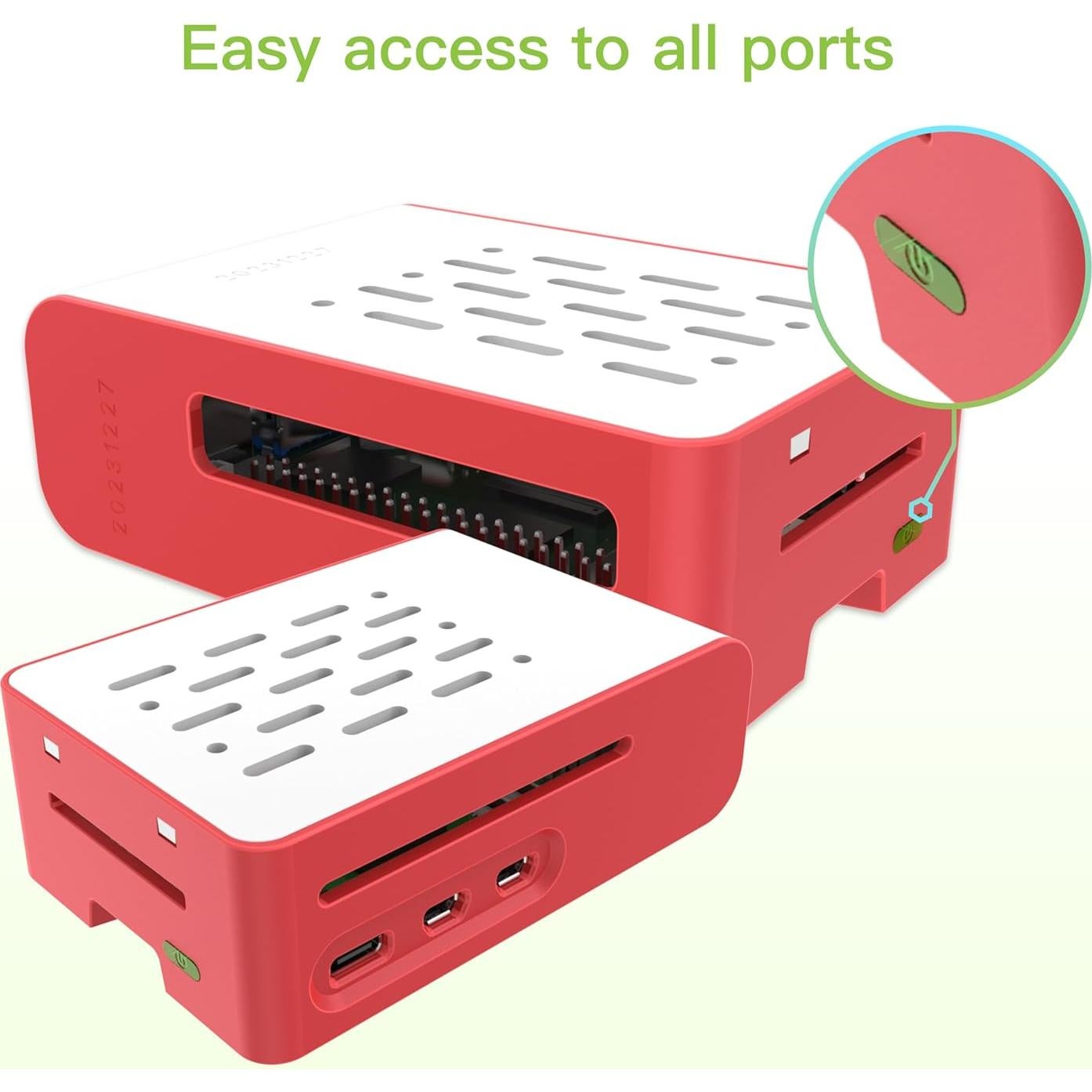 Kit iRasptek Raspberry Pi 5 4GB con caja y enfriador