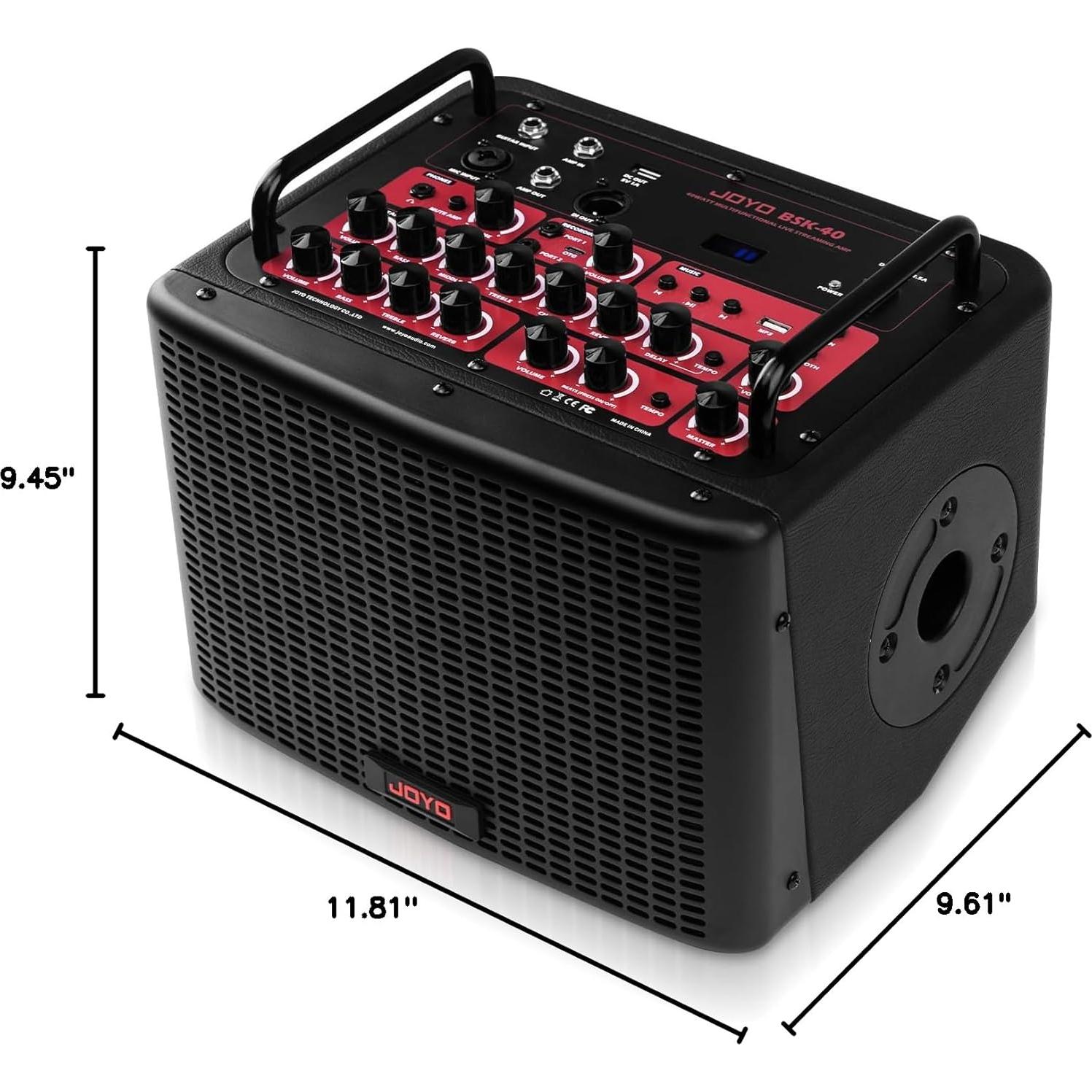 Amplificador Acústico JOYO BSK-40 40W Bluetooth y Efectos