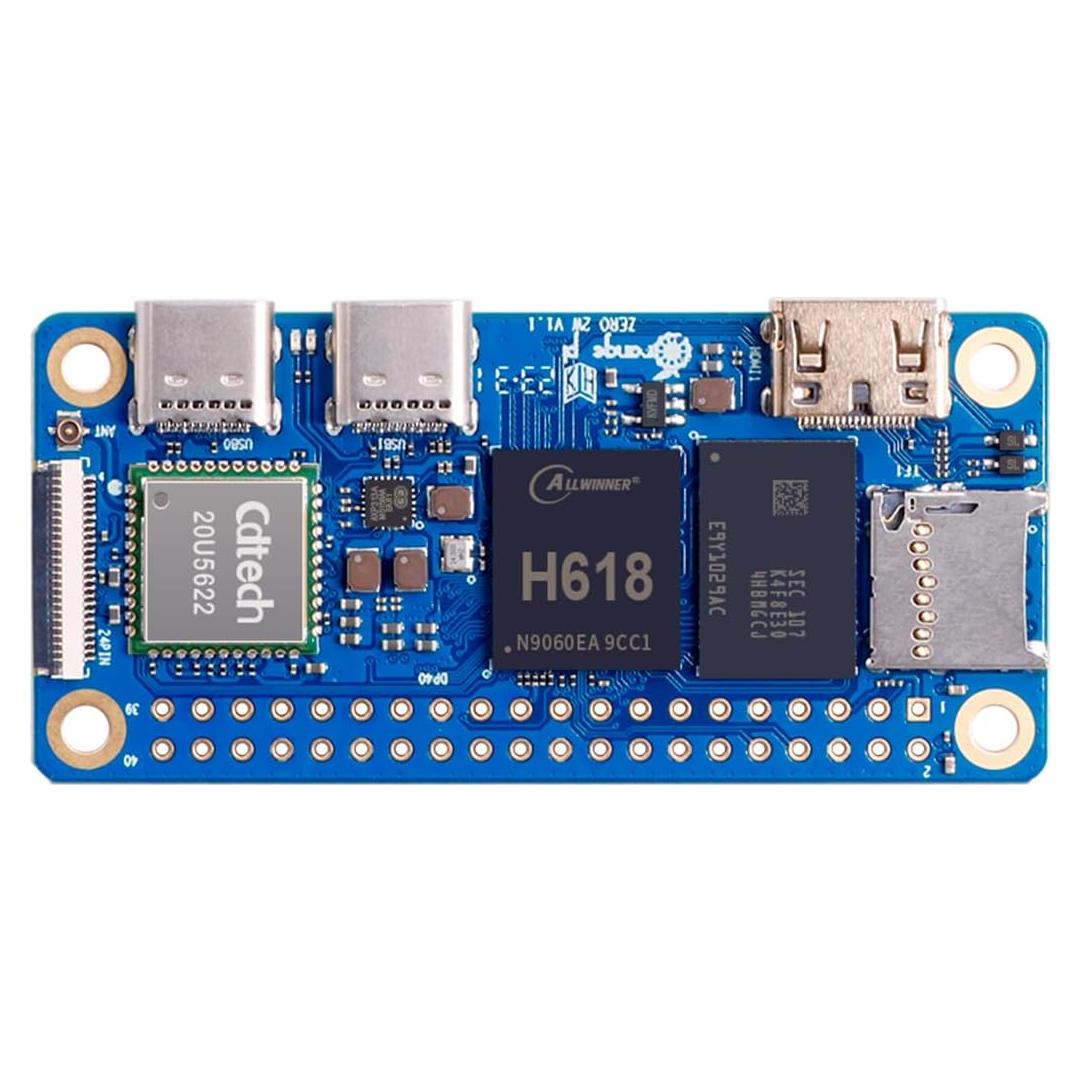 Orange Pi Zero 2W 2GB Quad Core 1.5GHz WiFi 5.0 Bluetooth 5.0