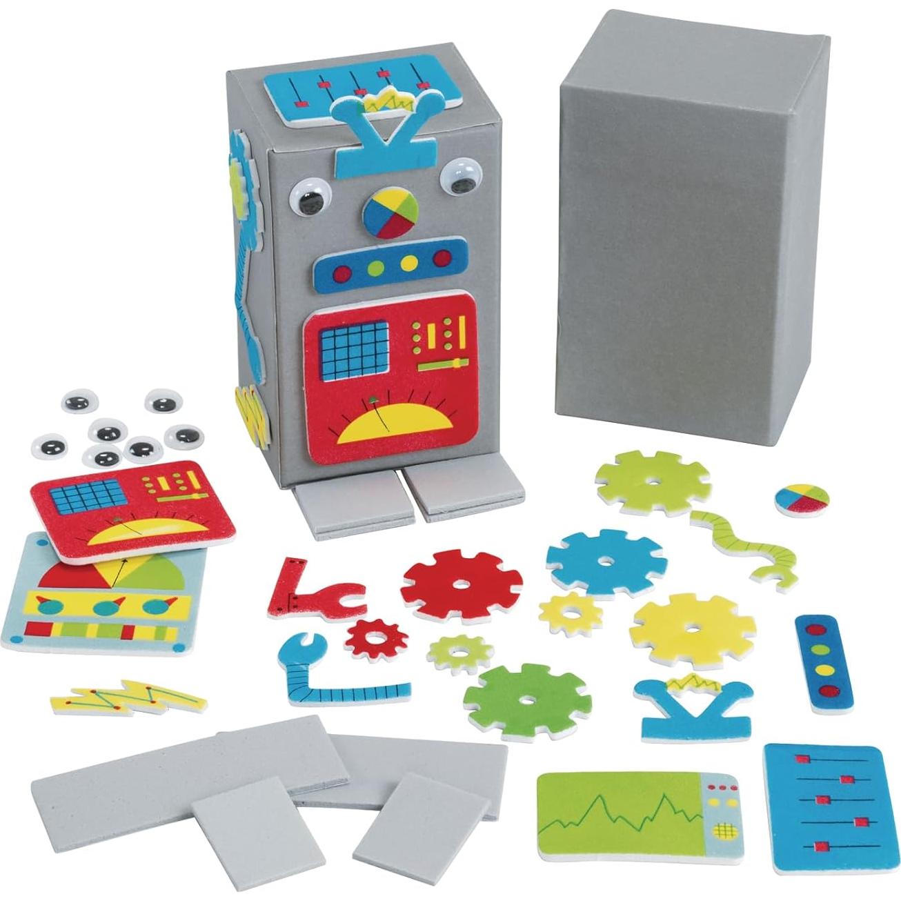 Kit de Manualidades Robot de Espuma Colorations 12 Piezas