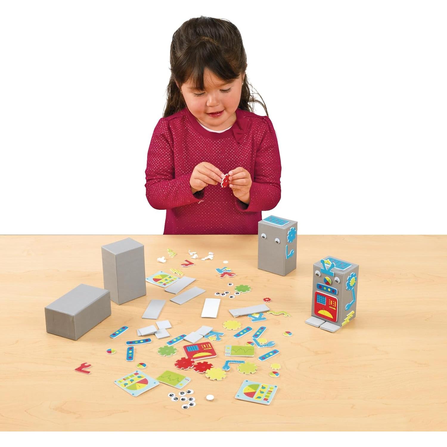 Kit de Manualidades Robot de Espuma Colorations 12 Piezas