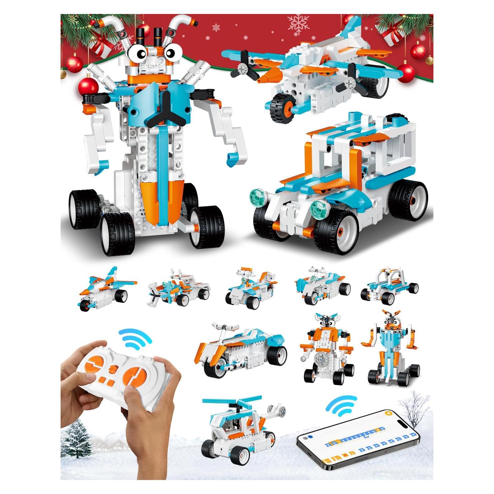 Kit de Construcción de Robots HBUDS 12-en-1 para Niños