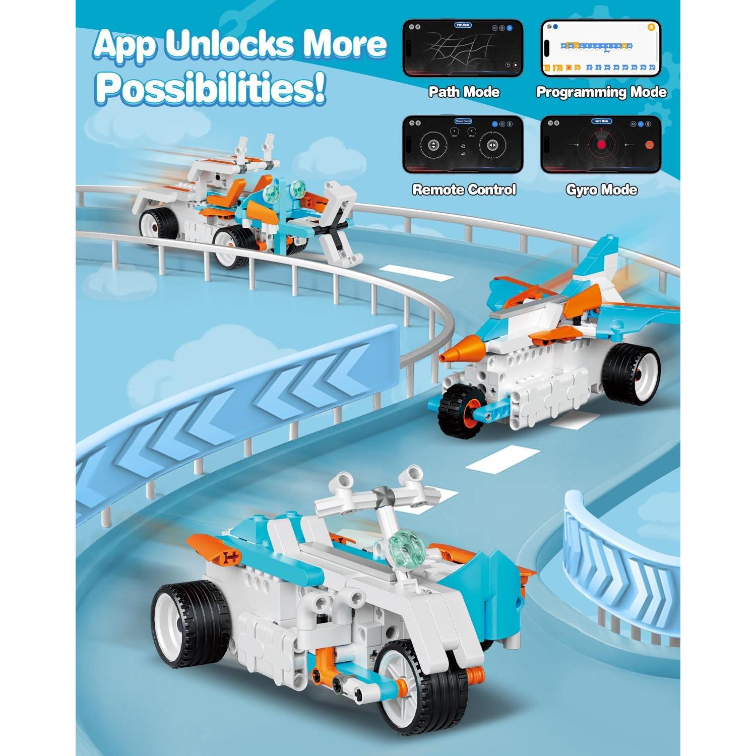 Kit de Construcción de Robots HBUDS 12-en-1 para Niños