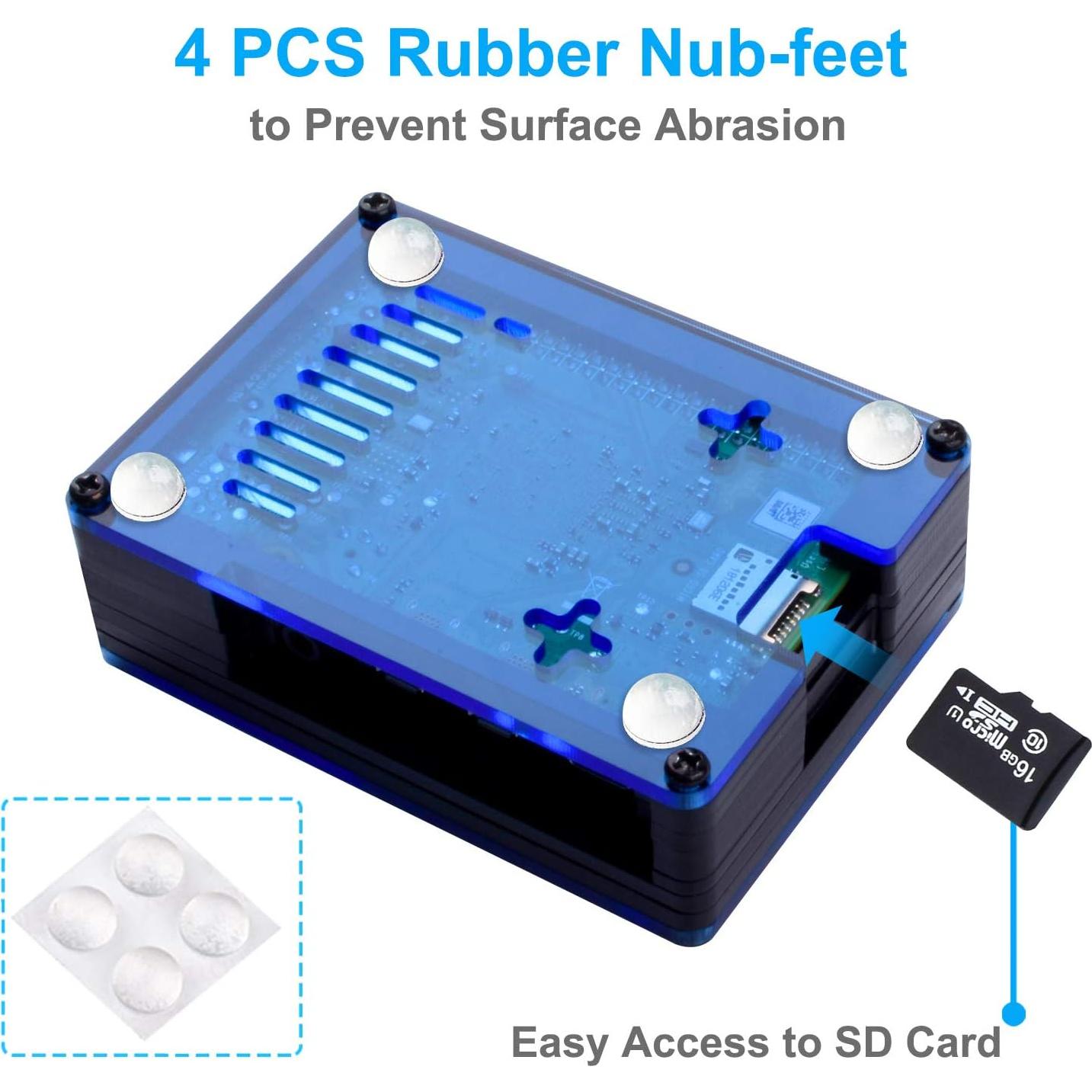 Caja Miuzei para Raspberry Pi 4 con Ventilador y Disipadores