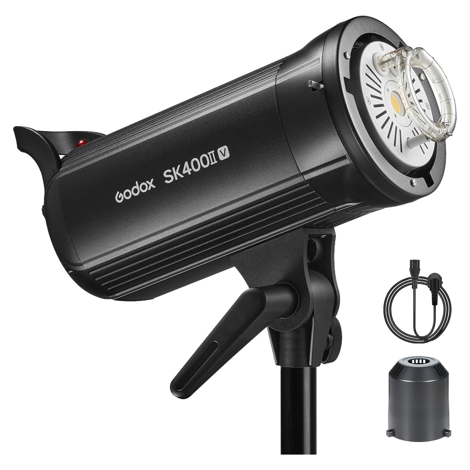 Flash de Estudio Godox SK400II-V 400W Inalámbrico GN65 5700K