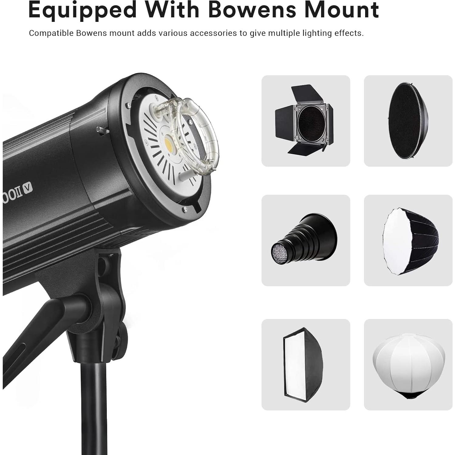 Flash de Estudio Godox SK400II-V 400W Inalámbrico GN65 5700K