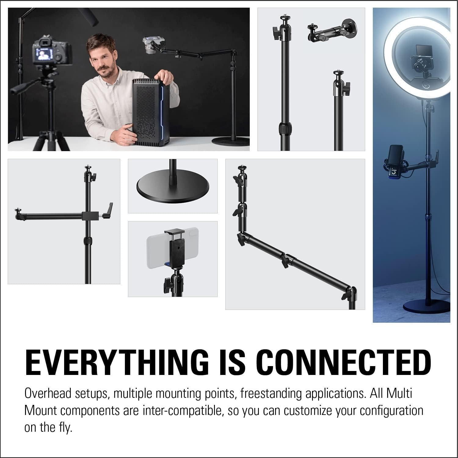 Elgato Zapato Frío Ajustable 1/4" para Luces y Micrófonos