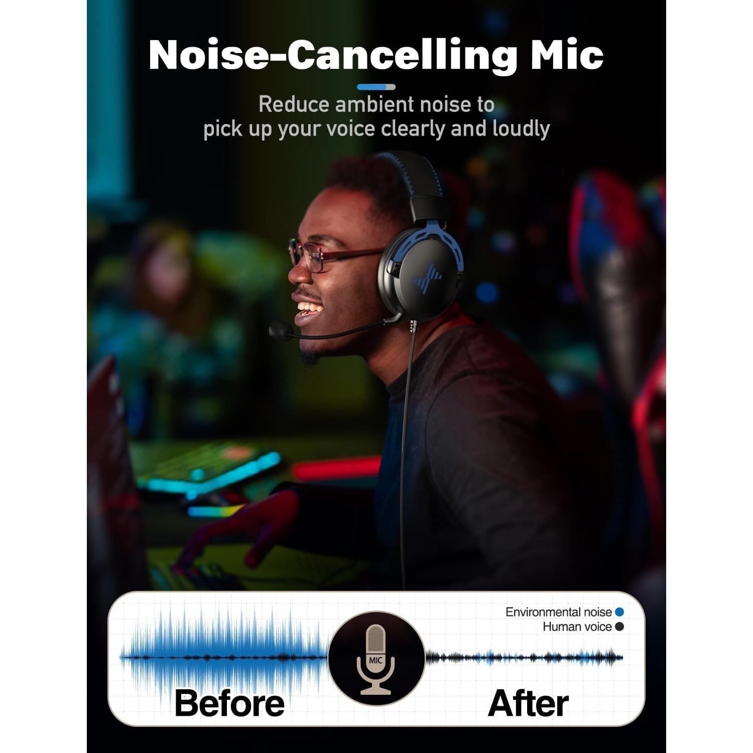 Auriculares Gaming DEEBOX GH100 con Micrófono 3.5mm