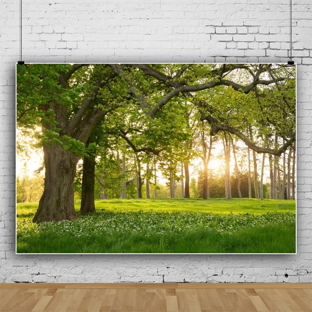 Fondo de Fotografía Vinilo Leowefowa 3x2.2m Naturaleza