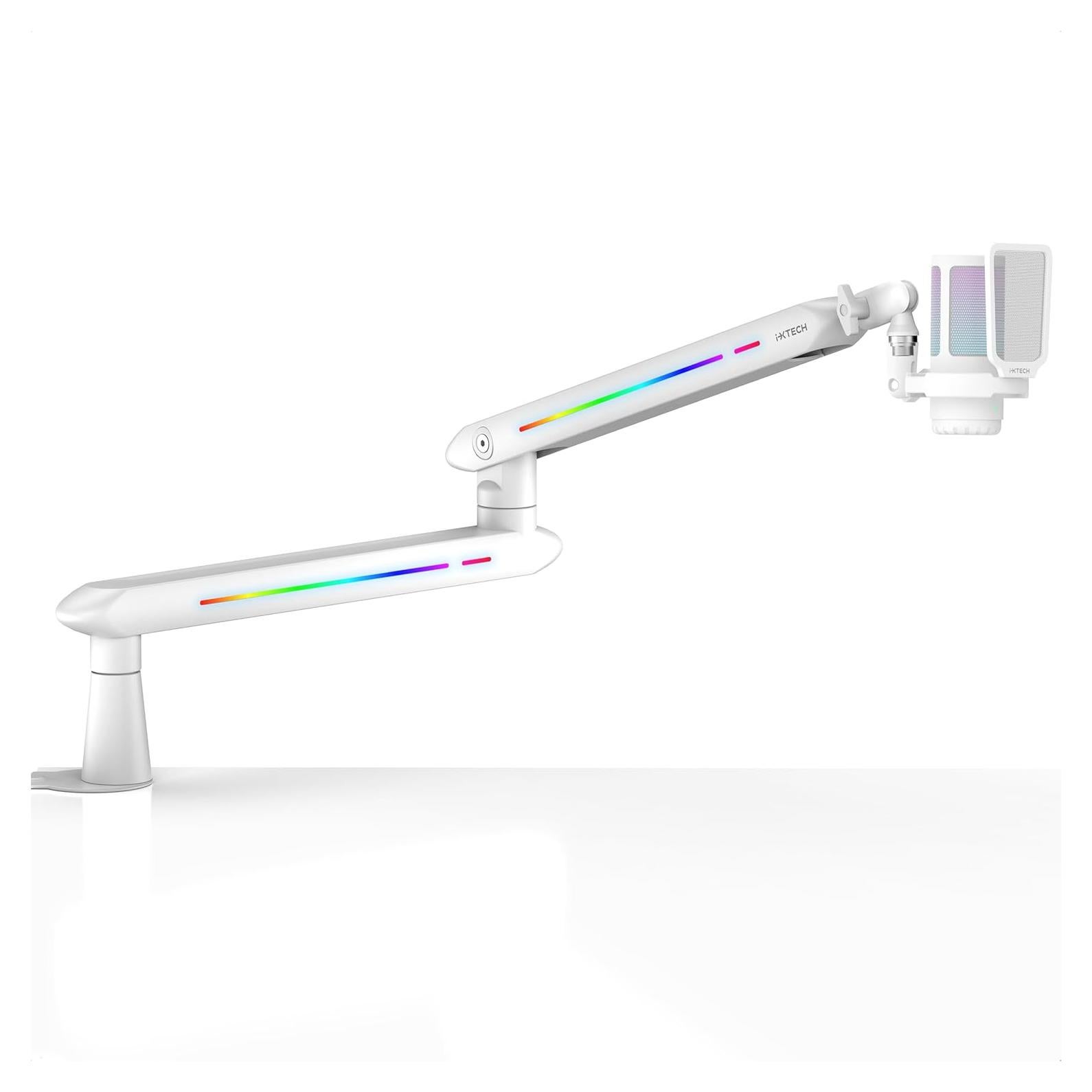 Brazo de Micrófono RGB IXTECH Ajustable para Streaming 68.58cm