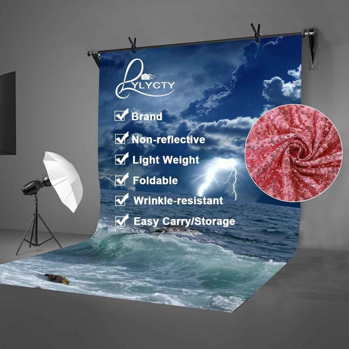 Fondo Fotográfico Vinilo 213x152cm Nubes Tormenta LYLYCTY