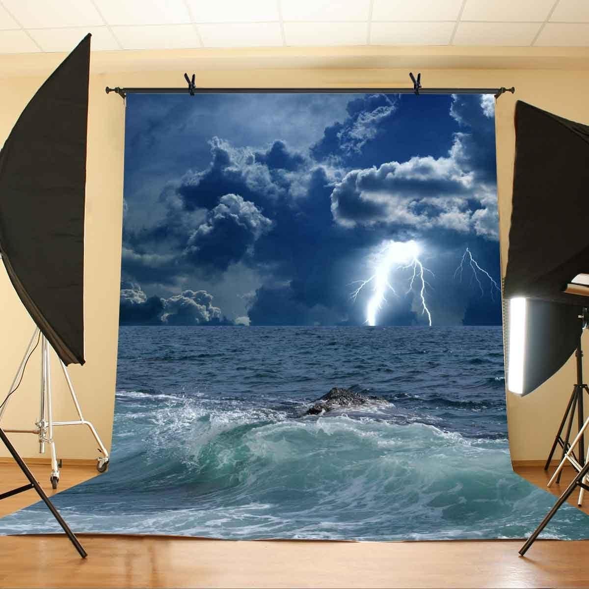 Fondo Fotográfico Vinilo 213x152cm Nubes Tormenta LYLYCTY