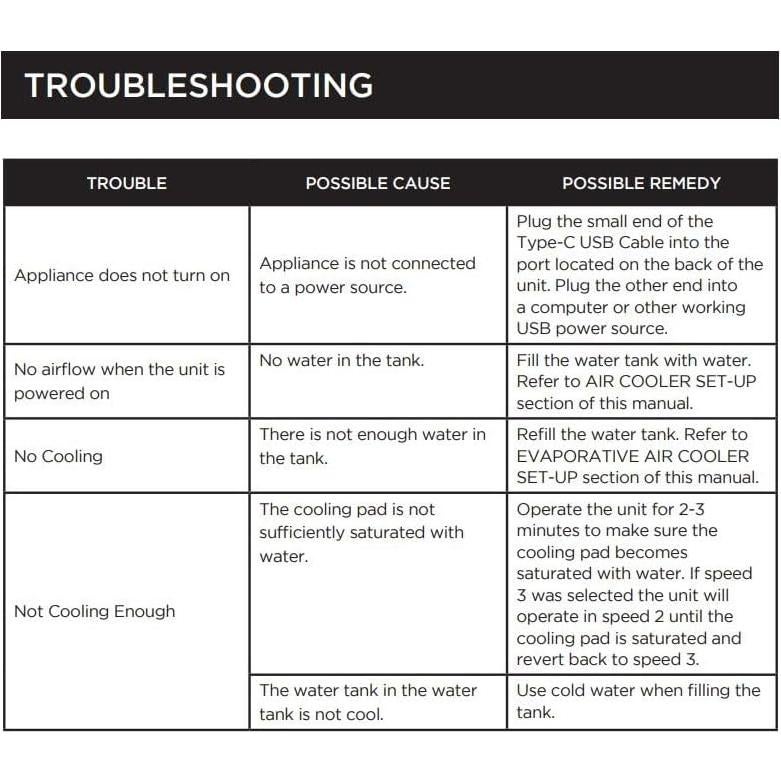 Enfriador de Aire BLACK+DECKER BDMC10 Portátil 3 Velocidades