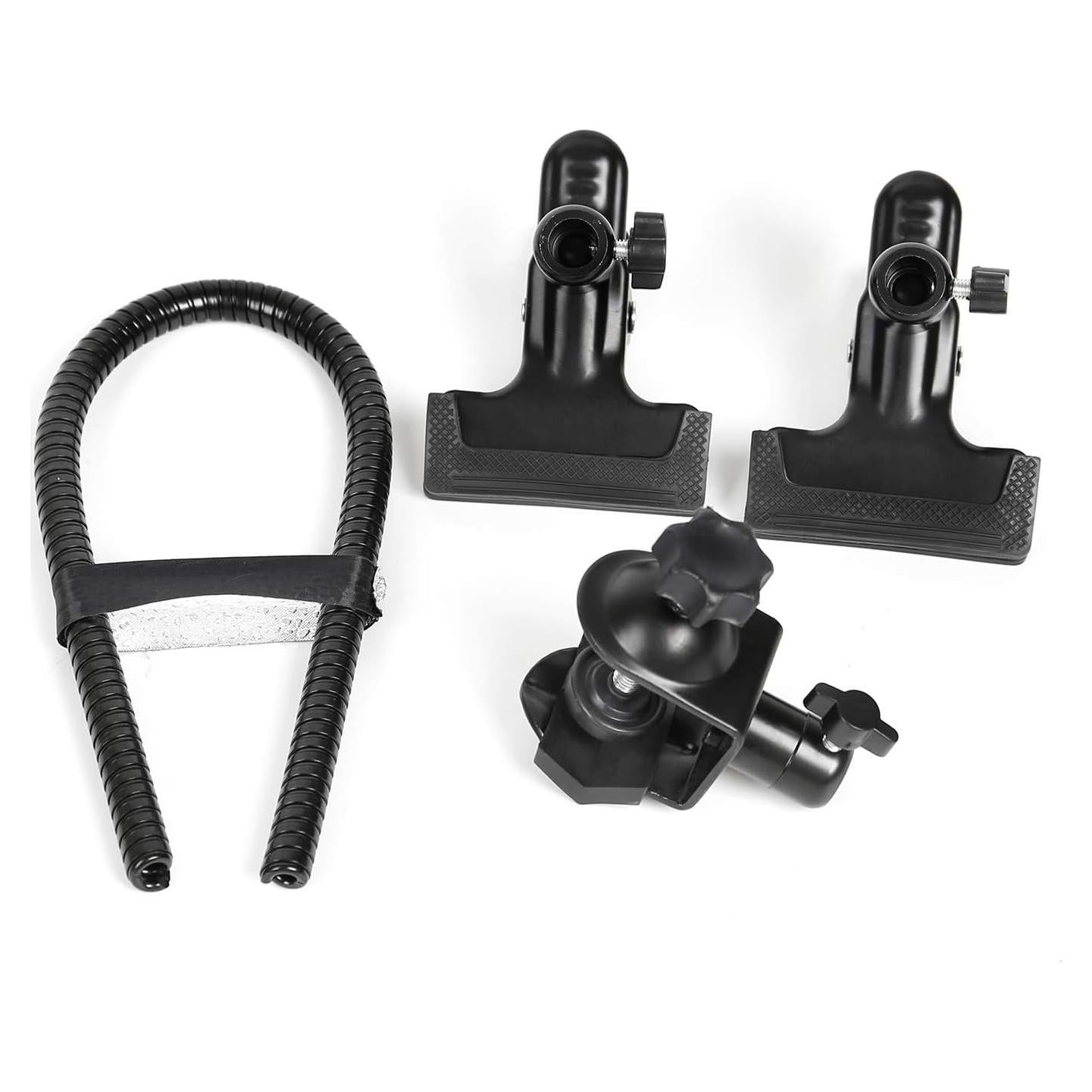 Soporte de Luz Fotográfico Konseen con Abrazadera Pesada y Gooseneck