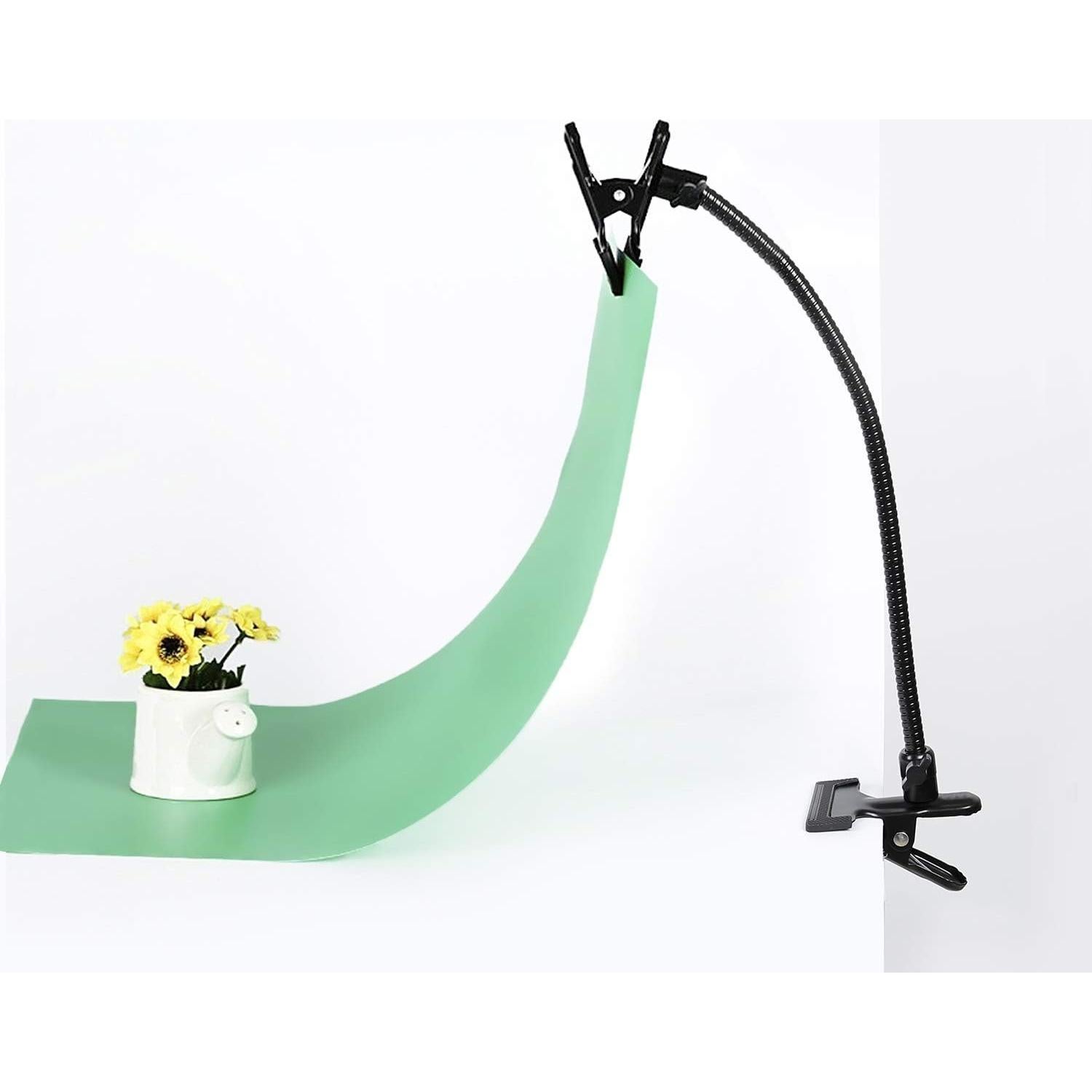 Soporte de Luz Fotográfico Konseen con Abrazadera Pesada y Gooseneck