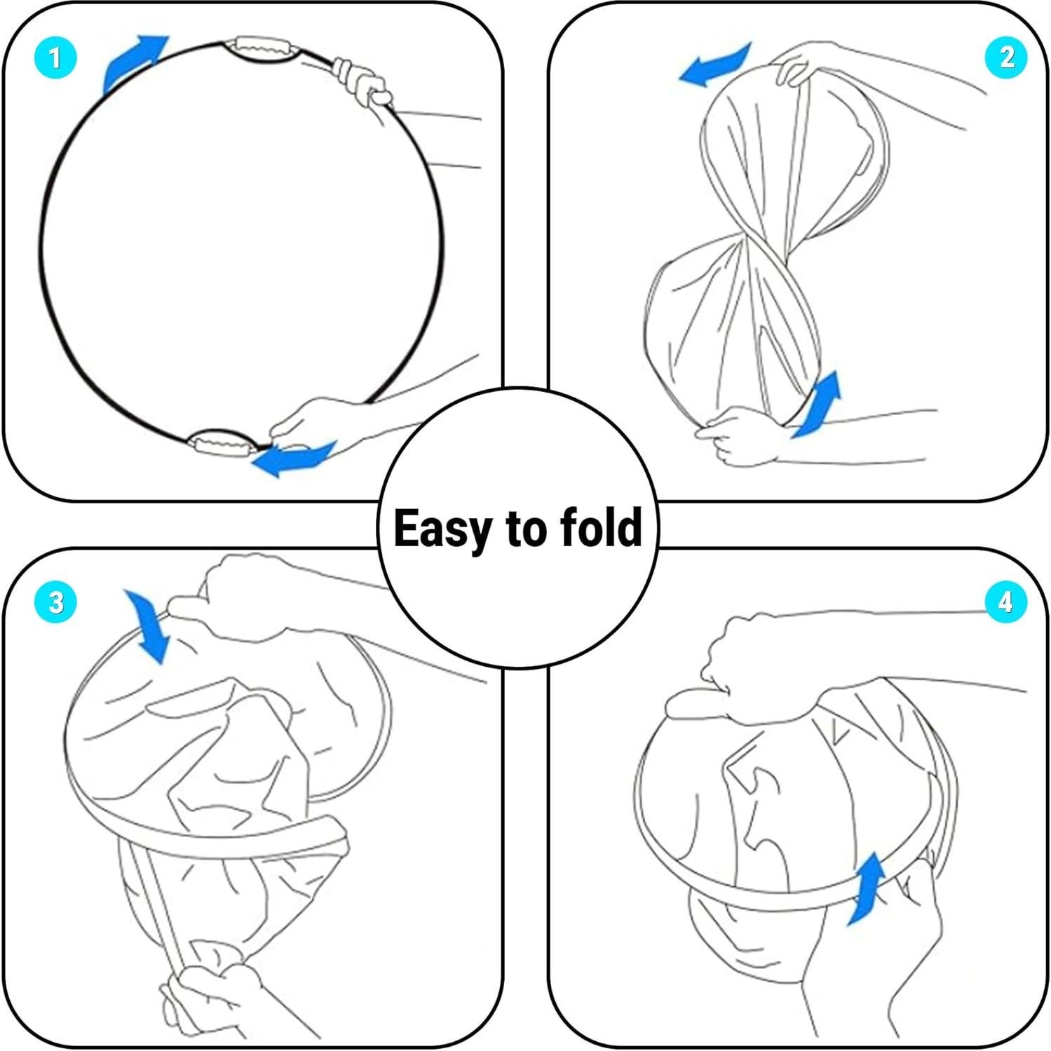 Reflector Fotográfico 5-en-1 LinkWheres 60x90cm Plegable