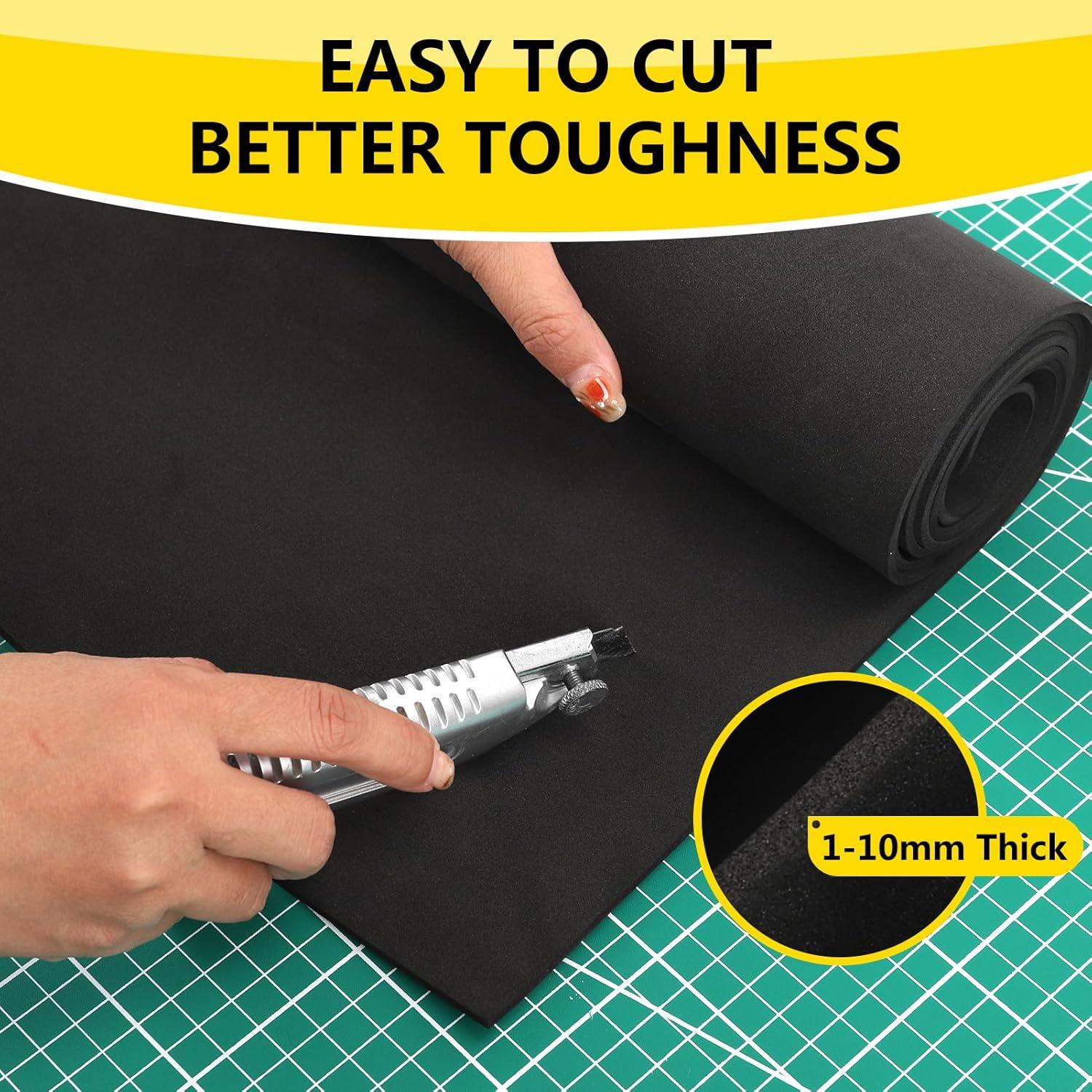 Hoja de Espuma EVA Do²ping 5mm 35x150cm Negra para Manualidades