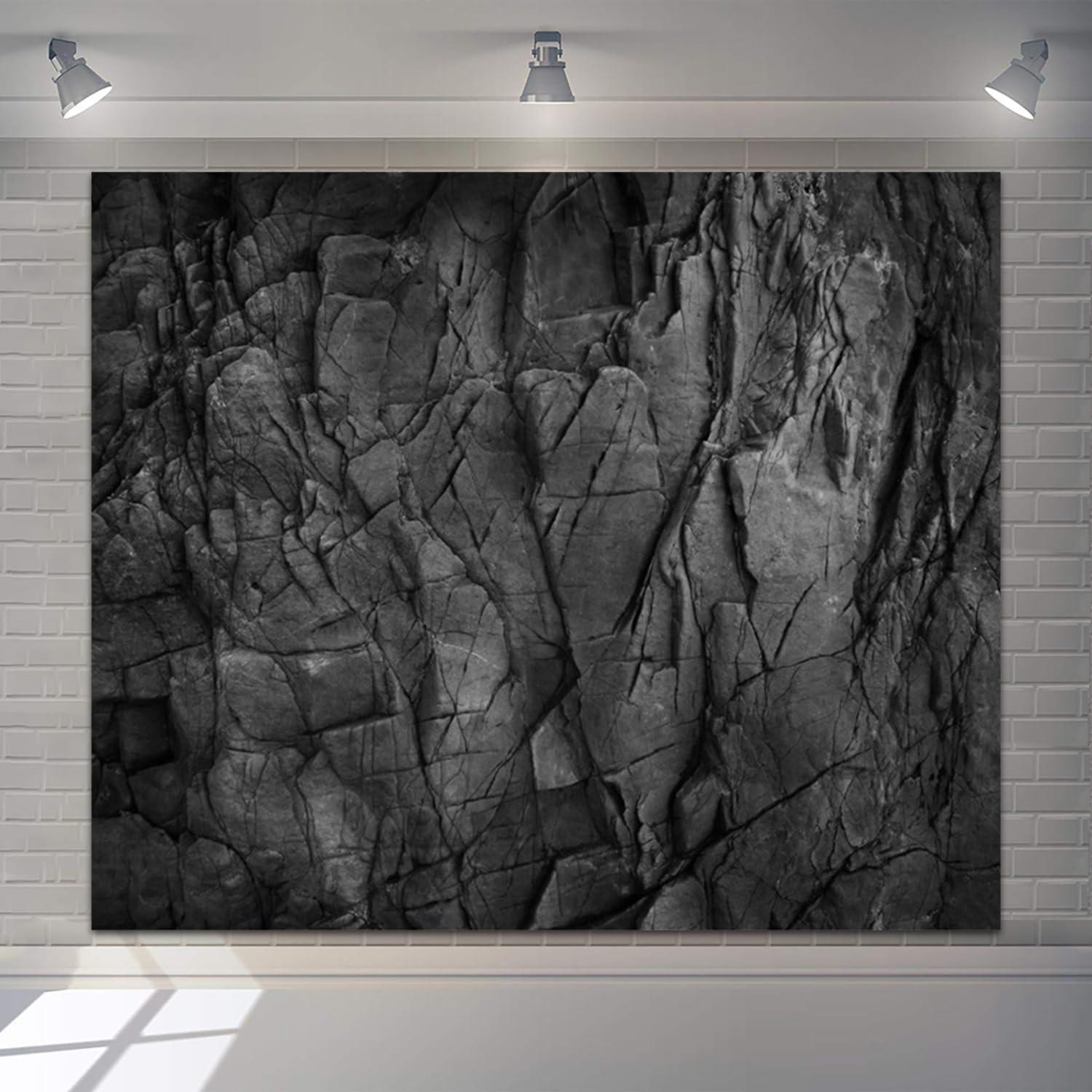 Fondo de Pared de Ladrillo Negro 3x2.5m Caaerttply Decoración