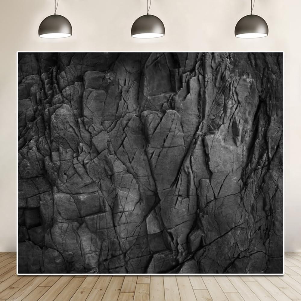 Fondo de Pared de Ladrillo Negro 3x2.5m Caaerttply Decoración