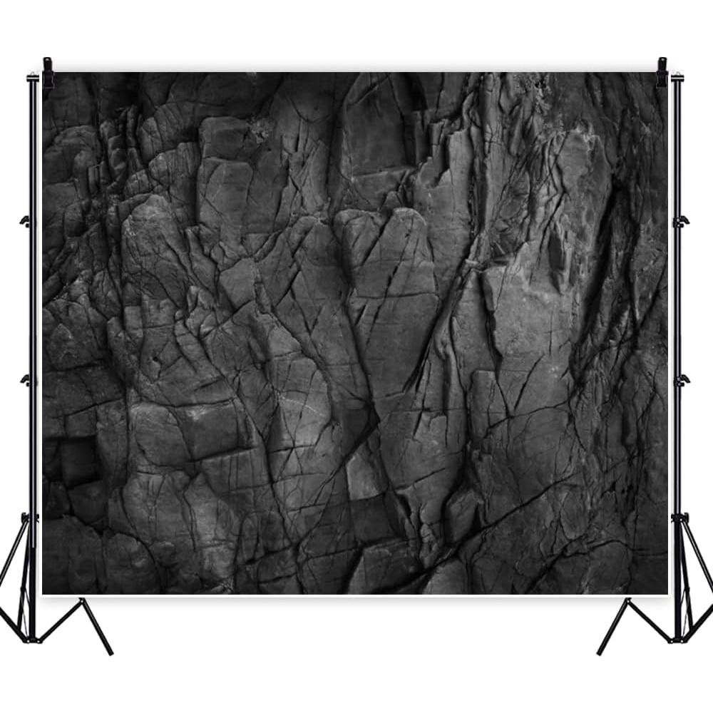 Fondo de Pared de Ladrillo Negro 3x2.5m Caaerttply Decoración