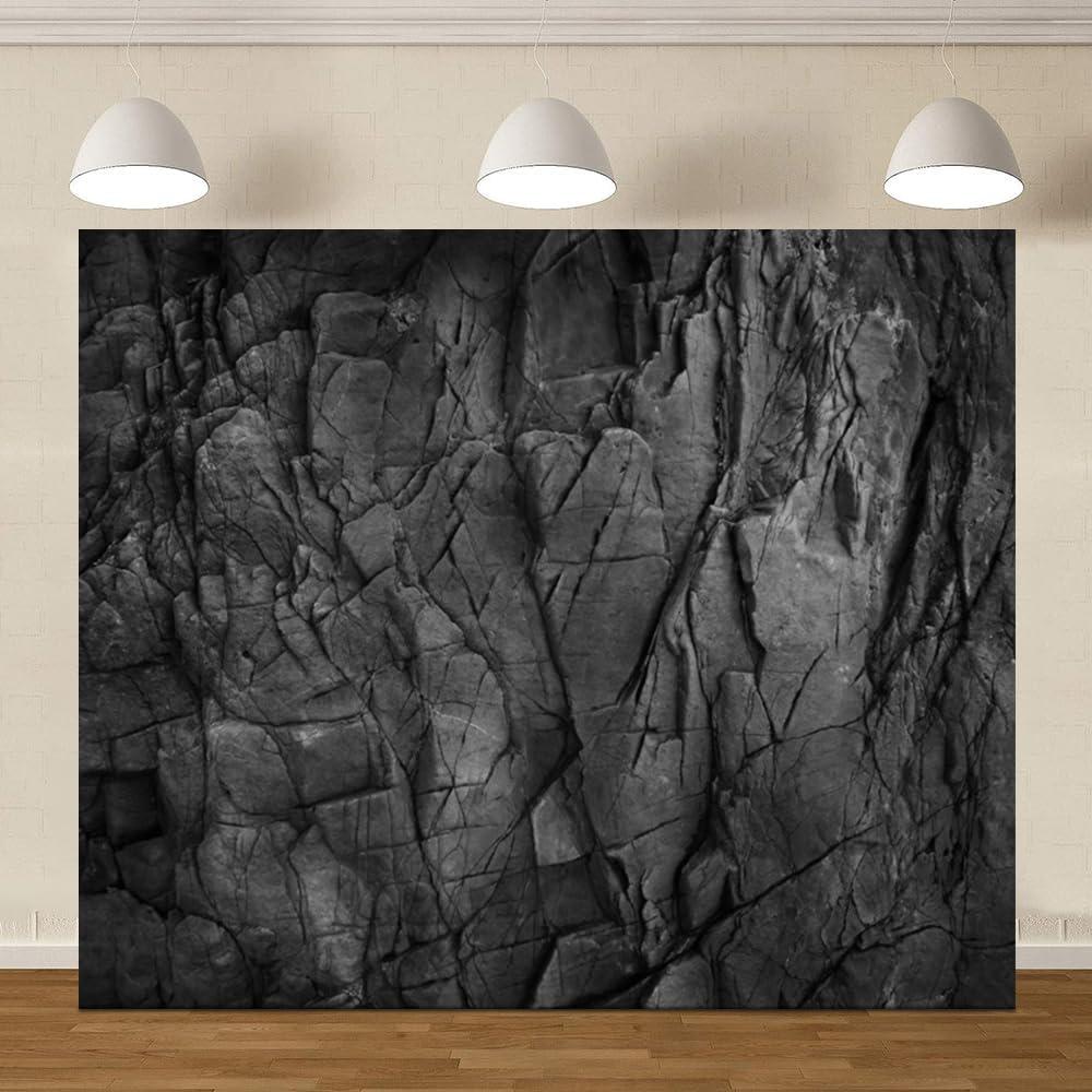 Fondo de Pared de Ladrillo Negro 3x2.5m Caaerttply Decoración