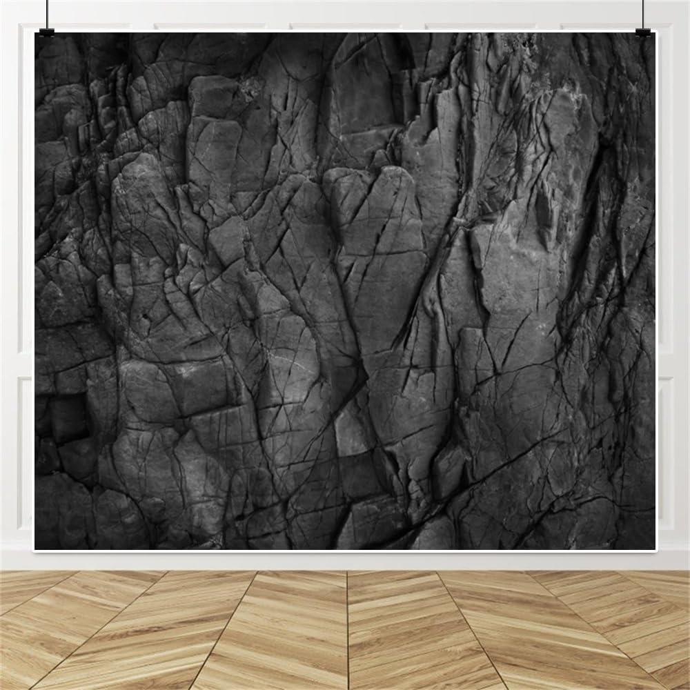 Fondo de Pared de Ladrillo Negro 3x2.5m Caaerttply Decoración