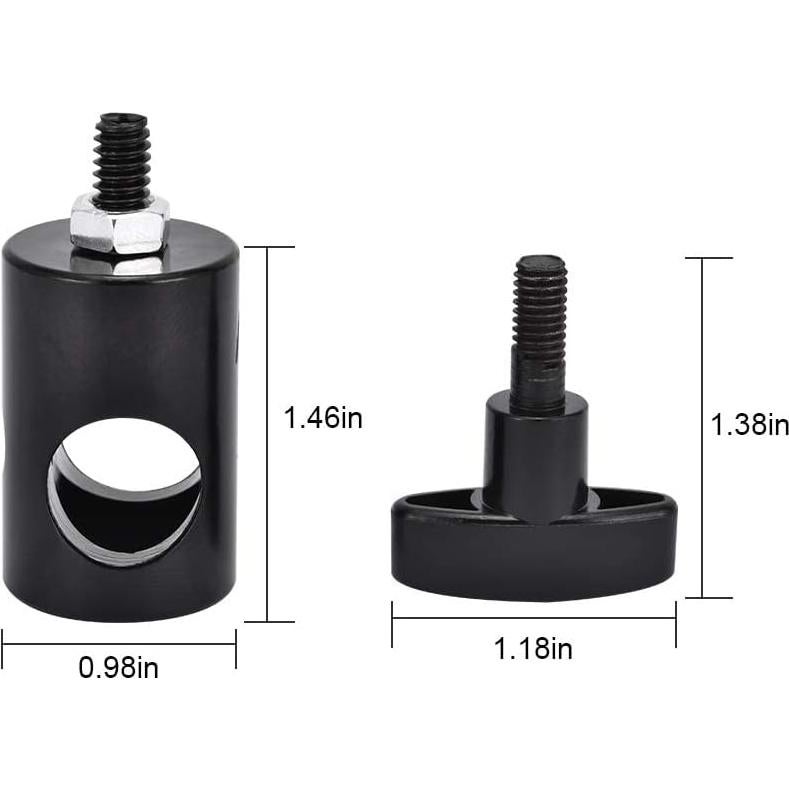 Adaptador de Soporte de Luz KAGYOKU 4 Piezas Aluminio 1/4"