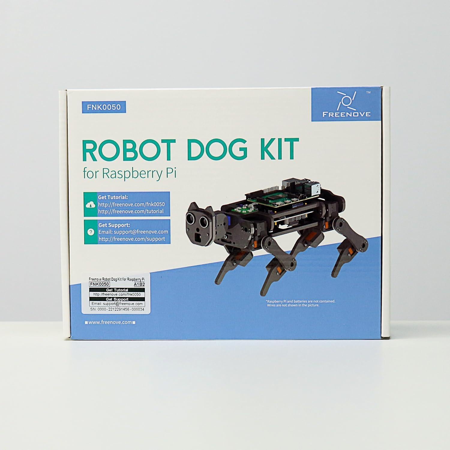 Kit Robot Perro FREENOVE FNK0050 para Raspberry Pi 10x1x15cm
